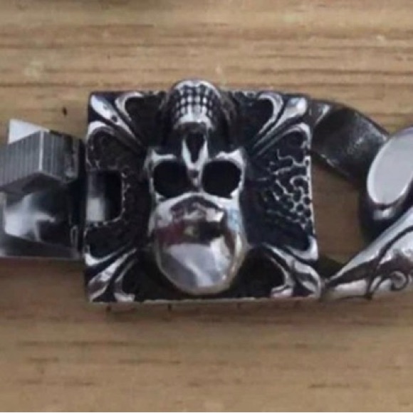 Harley-Davidson Black and Silver Chain Bracelet Valentine’s - Picture 3 of 3